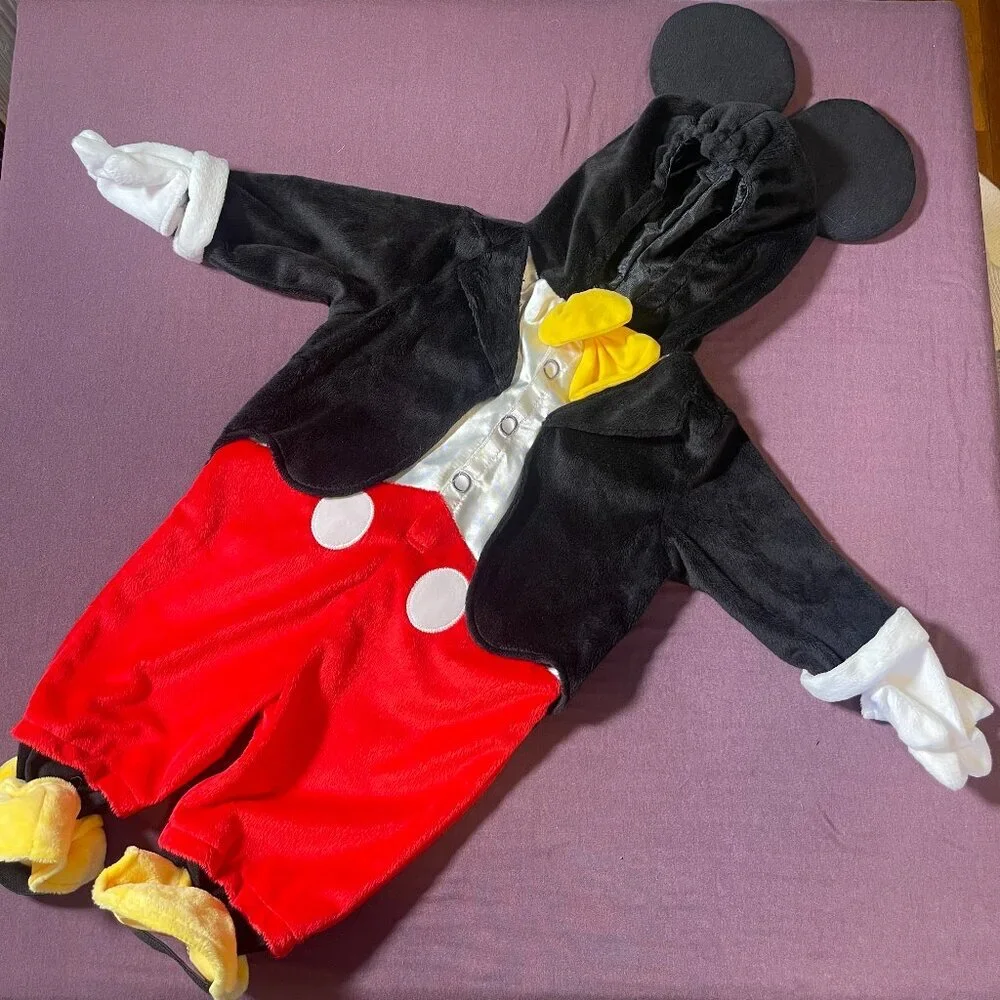Disney Mickey Mouse Baby Costume, One piece - Size 3-6 Months
